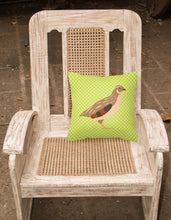 Load image into Gallery viewer, Golden Phoenix Quail Green Fabric Decorative Pillow BB7781PW1818