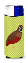 Load image into Gallery viewer, Chinese Painted or King Quail Green   Hugger for slim cans
