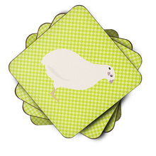 Load image into Gallery viewer, Texas Quail Green Foam Coaster  BB7783FC