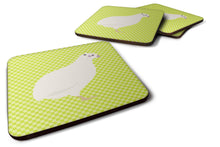 Load image into Gallery viewer, Texas Quail Green Foam Coaster  BB7783FC