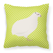 Load image into Gallery viewer, Texas Quail Green Fabric Decorative Pillow BB7783PW1818