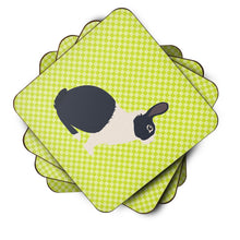 Load image into Gallery viewer, Dutch Rabbit Green Foam Coaster  BB7784FC