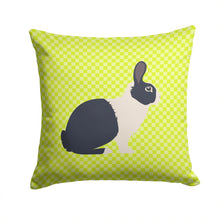 Load image into Gallery viewer, Dutch Rabbit Green Throw Pillow - 14x14 Decorative Pillow – Art for Your Home &amp; Patio BB7784PW1414