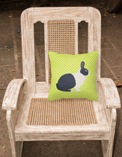 Load image into Gallery viewer, Dutch Rabbit Green Fabric Decorative Pillow BB7784PW1818