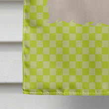 Load image into Gallery viewer, Fluffy Angora Rabbit Green Flag Canvas House Size BB7785CHF