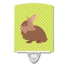 Load image into Gallery viewer, Lionhead Rabbit Green Ceramic Night Light BB7786CNL