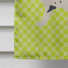 Load image into Gallery viewer, English Spot Rabbit Green Flag Canvas House Size BB7787CHF