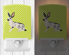 Load image into Gallery viewer, English Spot Rabbit Green Ceramic Night Light BB7787CNL