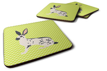 Load image into Gallery viewer, English Spot Rabbit Green Foam Coaster  BB7787FC