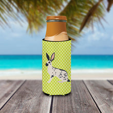 Load image into Gallery viewer, English Spot Rabbit Green   Hugger for slim cans