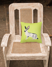 Load image into Gallery viewer, English Spot Rabbit Green Fabric Decorative Pillow BB7787PW1818