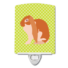 Load image into Gallery viewer, English Lop Rabbit Green Ceramic Night Light BB7788CNL