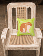 Load image into Gallery viewer, English Lop Rabbit Green Fabric Decorative Pillow BB7788PW1818
