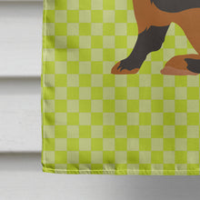 Load image into Gallery viewer, Tan Rabbit Green Flag Canvas House Size BB7789CHF