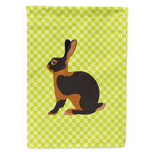 Load image into Gallery viewer, Tan Rabbit Green Flag Canvas House Size BB7789CHF