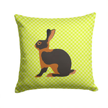Load image into Gallery viewer, Tan Rabbit Green Throw Pillow - 14x14 Decorative Pillow – Art for Your Home &amp; Patio BB7789PW1414