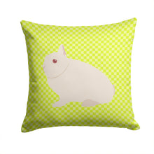 Load image into Gallery viewer, Hermelin Rabbit Green Throw Pillow - 14x14 Decorative Pillow – Art for Your Home &amp; Patio BB7790PW1414