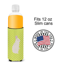 Load image into Gallery viewer, New Zealand White Rabbit Green   Hugger for slim cans
