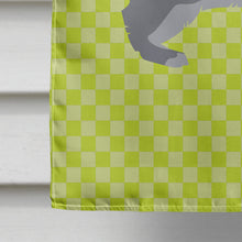 Load image into Gallery viewer, Giant Chinchilla Rabbit Green Flag Canvas House Size BB7792CHF