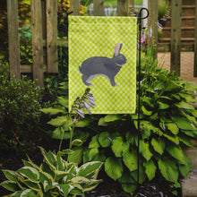 Load image into Gallery viewer, Giant Chinchilla Rabbit Green Garden Flag - Outdoor Decorative Yard Flag