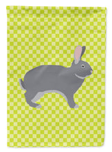 Load image into Gallery viewer, Giant Chinchilla Rabbit Green Garden Flag - Outdoor Decorative Yard Flag