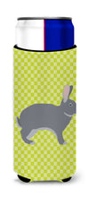 Load image into Gallery viewer, Giant Chinchilla Rabbit Green   Hugger for slim cans