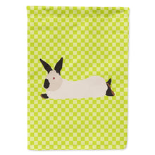 Load image into Gallery viewer, California White Rabbit Green Flag Canvas House Size BB7793CHF
