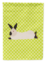 Load image into Gallery viewer, California White Rabbit Green Garden Flag - Outdoor Decorative Yard Flag