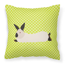 Load image into Gallery viewer, California White Rabbit Green Fabric Decorative Pillow BB7793PW1818