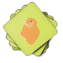 Load image into Gallery viewer, Holland Lop Rabbit Green Foam Coaster  BB7794FC