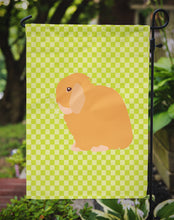 Load image into Gallery viewer, Holland Lop Rabbit Green Garden Flag - Outdoor Decorative Yard Flag