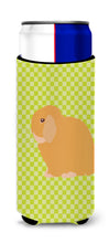 Load image into Gallery viewer, Holland Lop Rabbit Green   Hugger for slim cans