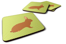 Load image into Gallery viewer, Rex Rabbit Green Foam Coaster  BB7795FC