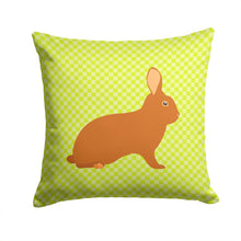 Load image into Gallery viewer, Rex Rabbit Green Throw Pillow - 14x14 Decorative Pillow – Art for Your Home &amp; Patio BB7795PW1414