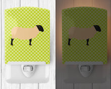 Load image into Gallery viewer, Suffolk Sheep Green Ceramic Night Light BB7798CNL