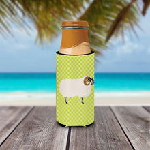 Load image into Gallery viewer, Scottish Blackface Sheep Green   Hugger for slim cans
