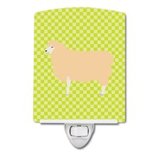 Load image into Gallery viewer, English Leicester Longwool Sheep Green Ceramic Night Light BB7800CNL