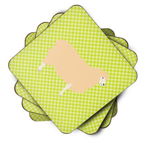 Load image into Gallery viewer, English Leicester Longwool Sheep Green Foam Coaster  BB7800FC
