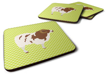 Load image into Gallery viewer, Jacob Sheep Green Foam Coaster  BB7801FC