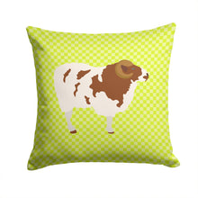 Load image into Gallery viewer, Jacob Sheep Green Throw Pillow - 14x14 Decorative Pillow – Art for Your Home &amp; Patio BB7801PW1414