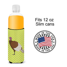 Load image into Gallery viewer, Bourbon Red Turkey Hen Green   Hugger for slim cans