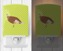 Load image into Gallery viewer, Jersey Buff Turkey Hen Green Ceramic Night Light BB7810CNL