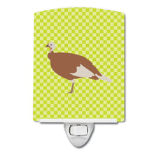 Load image into Gallery viewer, Jersey Buff Turkey Hen Green Ceramic Night Light BB7810CNL