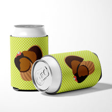 Load image into Gallery viewer, Bronze Turkey Green Can or Bottle Hugger BB7812CC