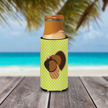 Load image into Gallery viewer, Bronze Turkey Green   Hugger for slim cans