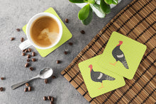 Load image into Gallery viewer, Marragansett Turkey Green Foam Coaster  BB7813FC