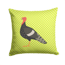 Load image into Gallery viewer, Marragansett Turkey Green Throw Pillow - 14x14 Decorative Pillow – Art for Your Home &amp; Patio BB7813PW1414