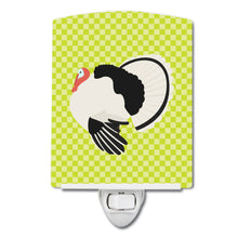 Load image into Gallery viewer, Royal Palm Turkey Green Ceramic Night Light BB7814CNL