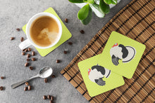 Load image into Gallery viewer, Royal Palm Turkey Green Foam Coaster  BB7814FC