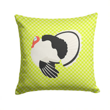 Load image into Gallery viewer, Royal Palm Turkey Green Throw Pillow - 14x14 Decorative Pillow – Art for Your Home &amp; Patio BB7814PW1414